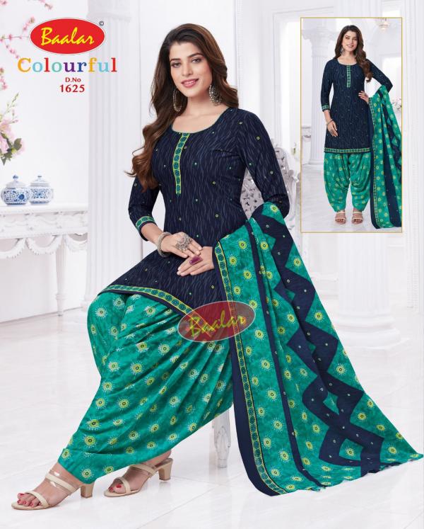 Baalar Colourful Vol-16 Cotton Designer Patiyala Dress Material